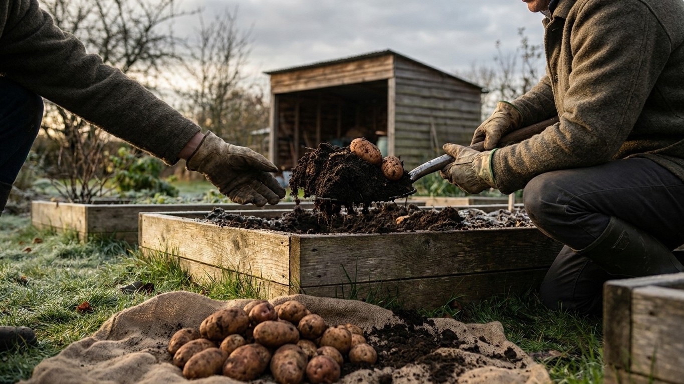 Harvesting and Storing Potatoes in Rhode Island