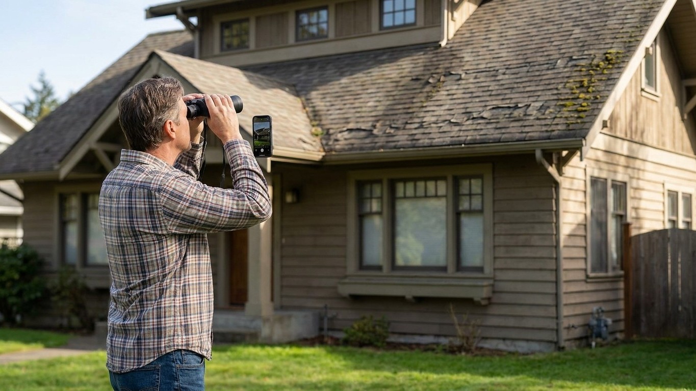 Inspecting a Roof Without Climbing It