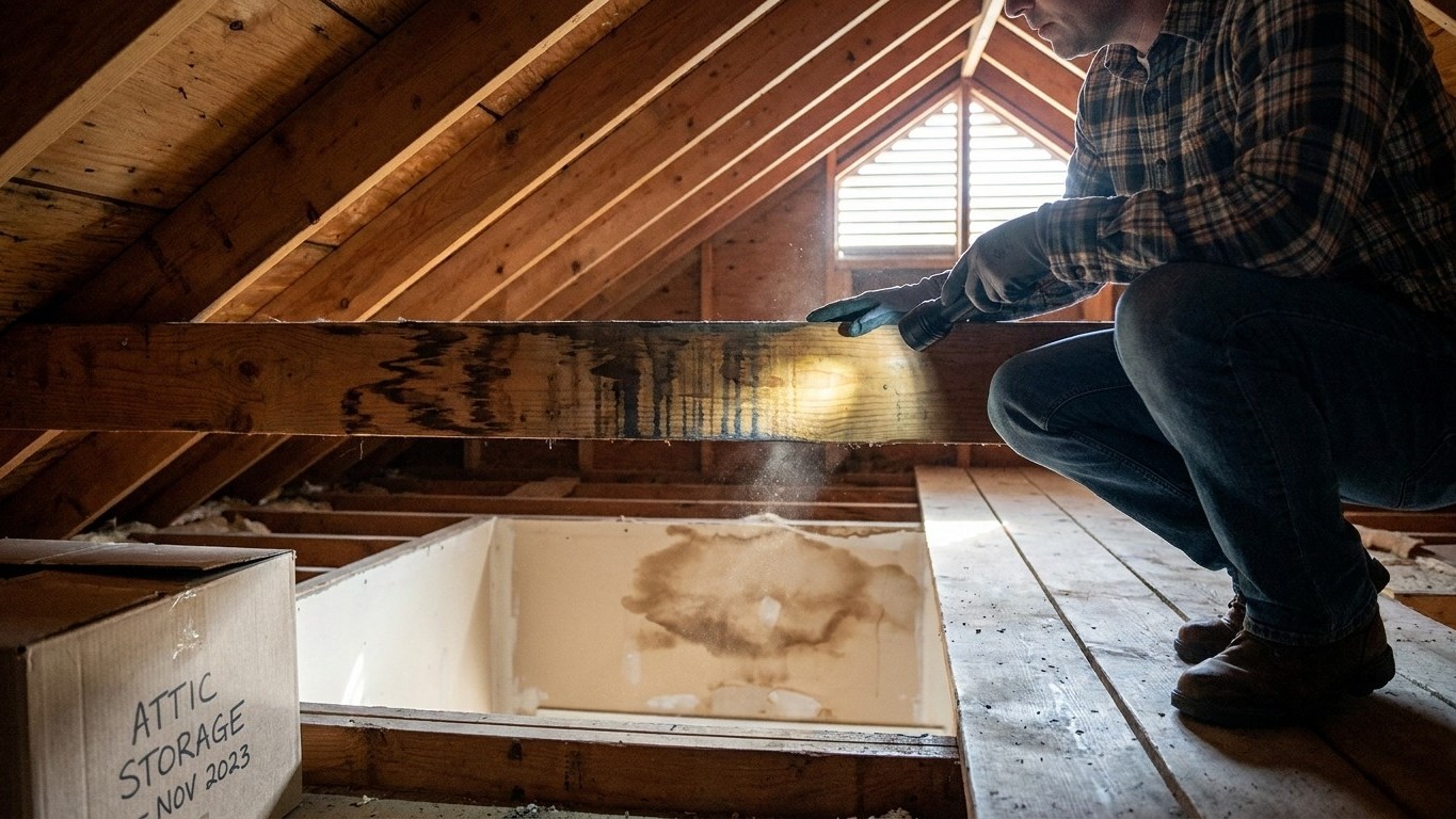 Finding a Roof Leak: Why the Stain Is Never Above It