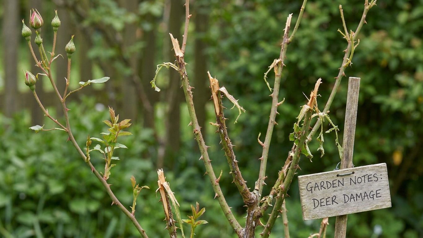 Keeping Deer Off Roses: What Holds and What Does Not