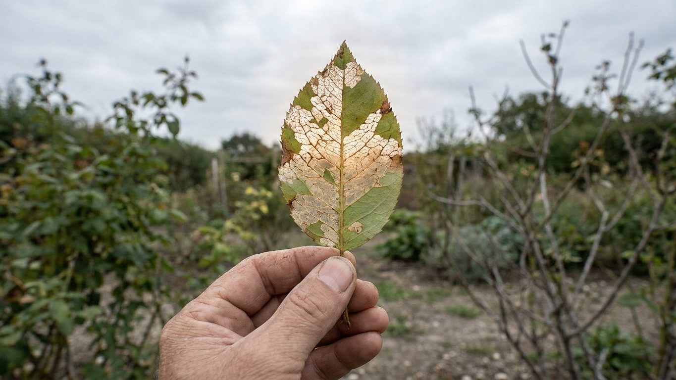Roseslugs: Leaves Turned to Windowpanes