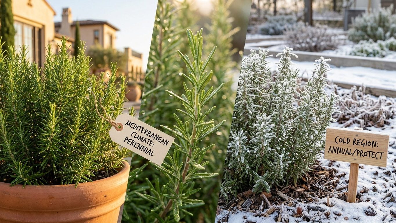 Rosemary: Perennial in One State, Annual in the Next