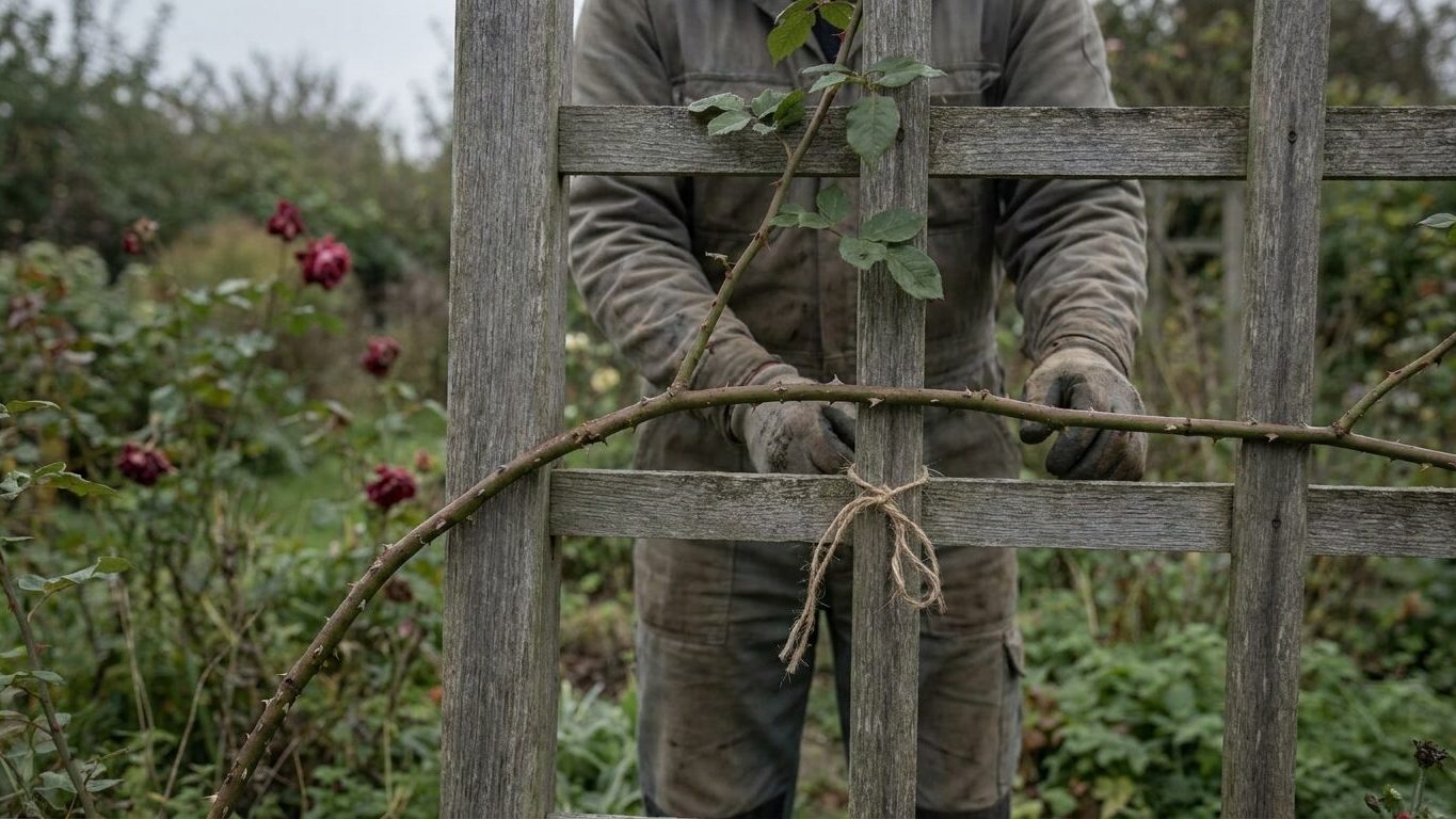Training a Climbing Rose: Supports, and Where to Tie