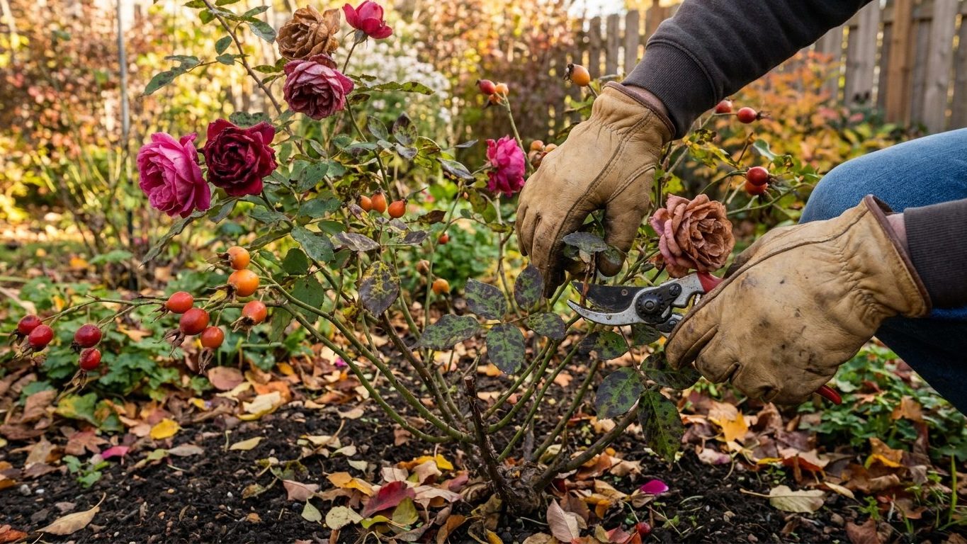 Fall Rose Care: What to Cut, What to Feed, What to Stop
