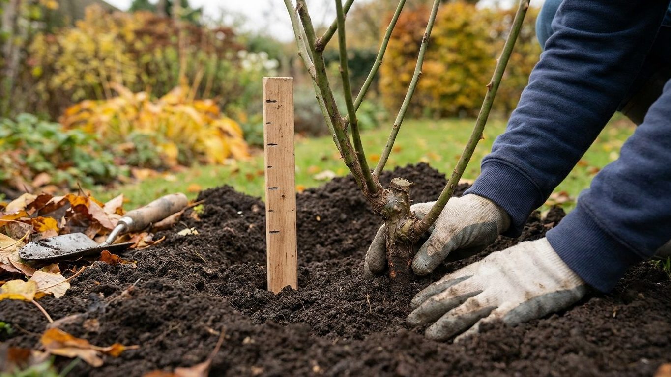 How to Plant a Rose Bush, and How Deep to Bury the Graft