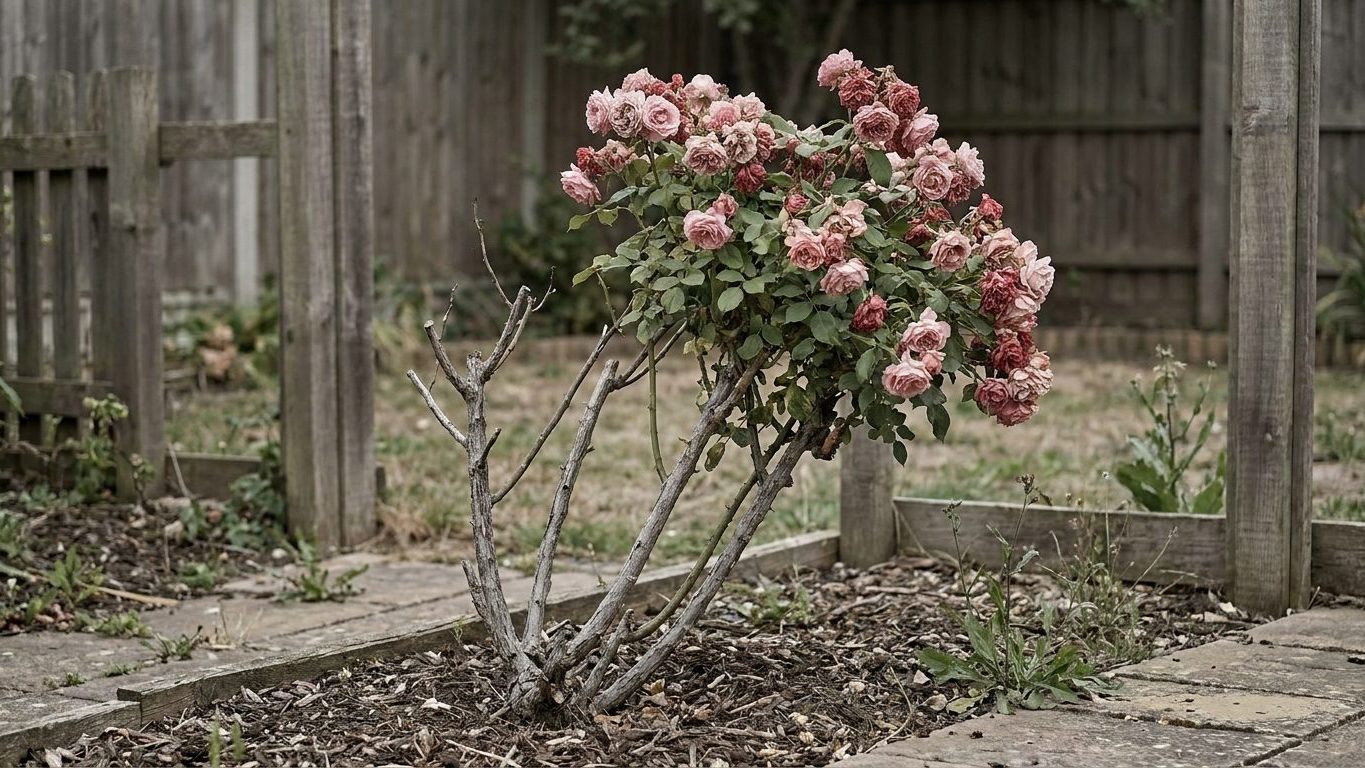 Leggy Roses: All Height, Bare at the Base