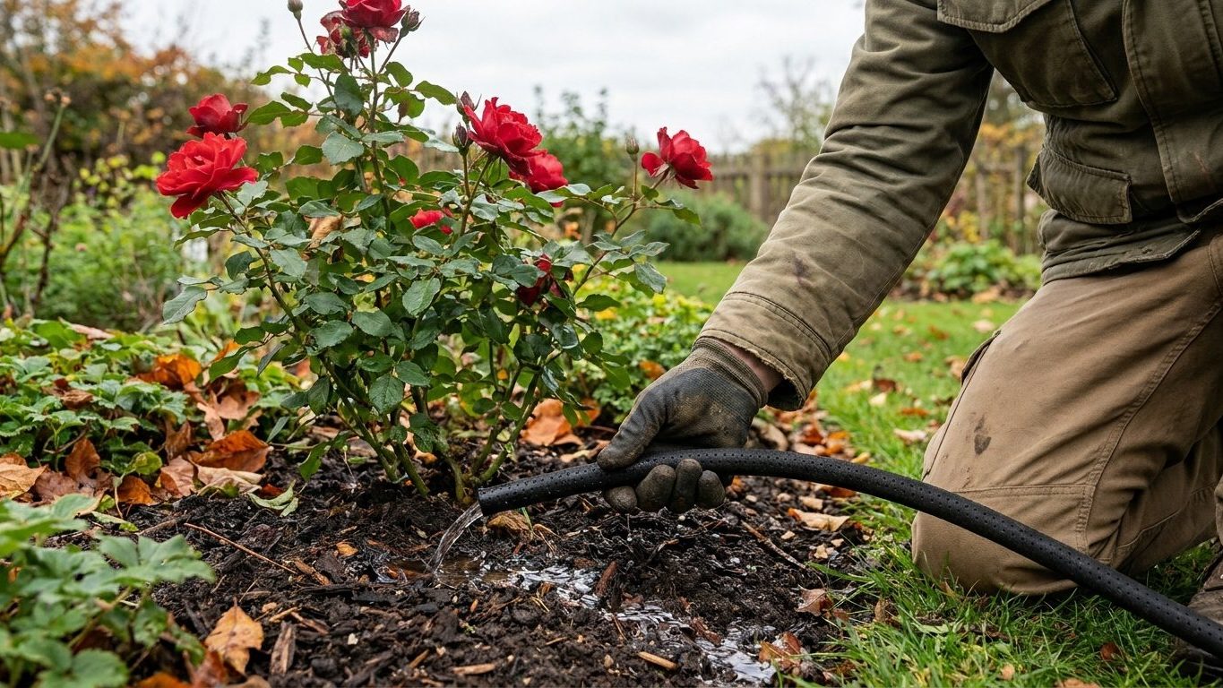 Watering Roses: How Much, How Often, and Why Not From Above