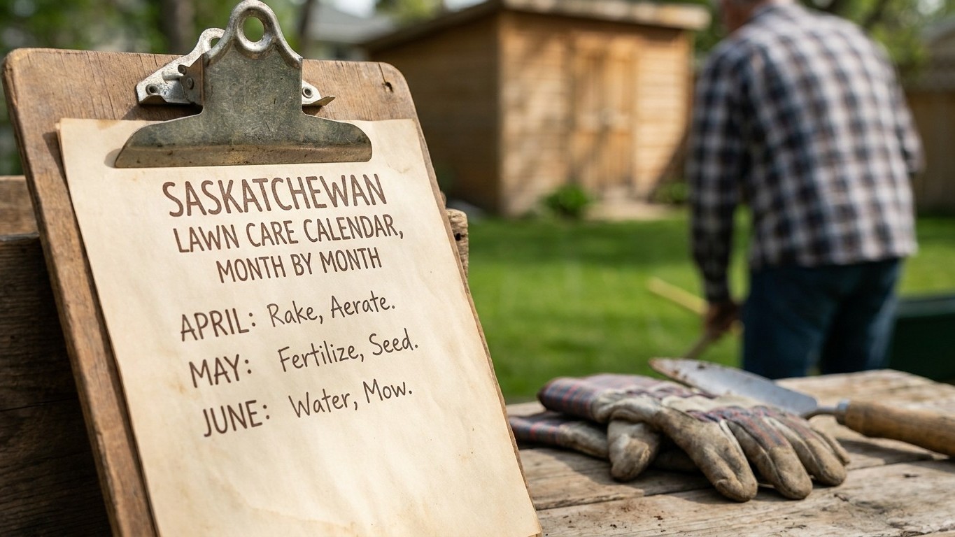 The Saskatchewan Lawn Care Calendar, Month by Month