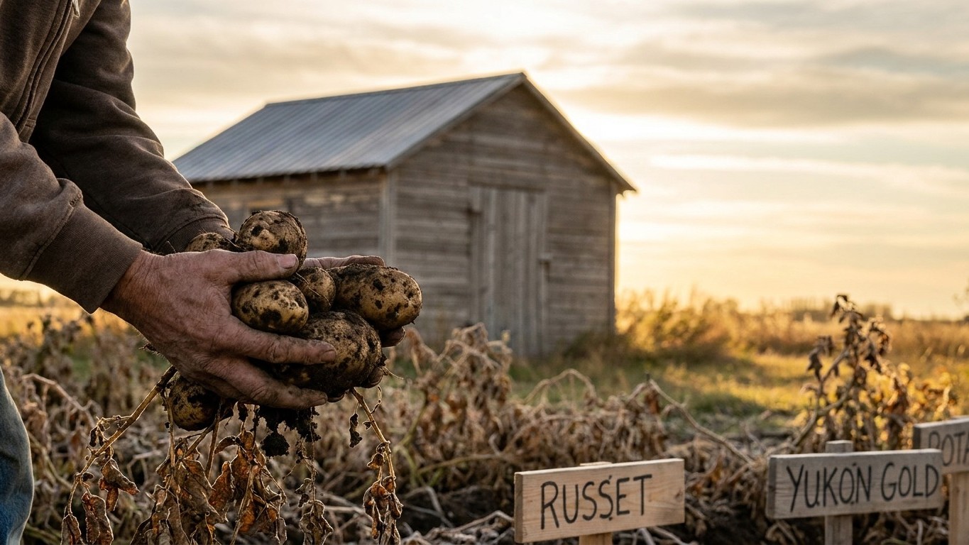 Harvesting and Storing Potatoes in Saskatchewan