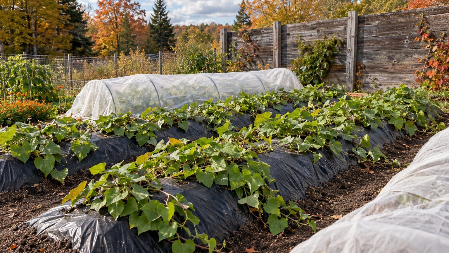 Sweet Potatoes Where the Summer Is Short