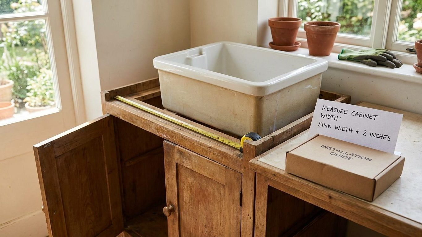 What Size Sink Base Cabinet for the Sink You Want?