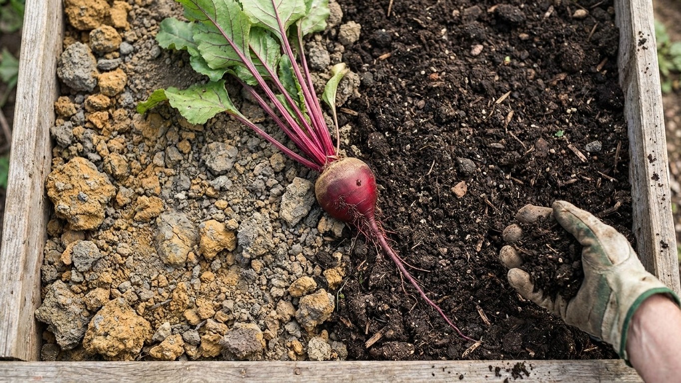 Beet Soil: What the Root Needs, and the Compost Ceiling