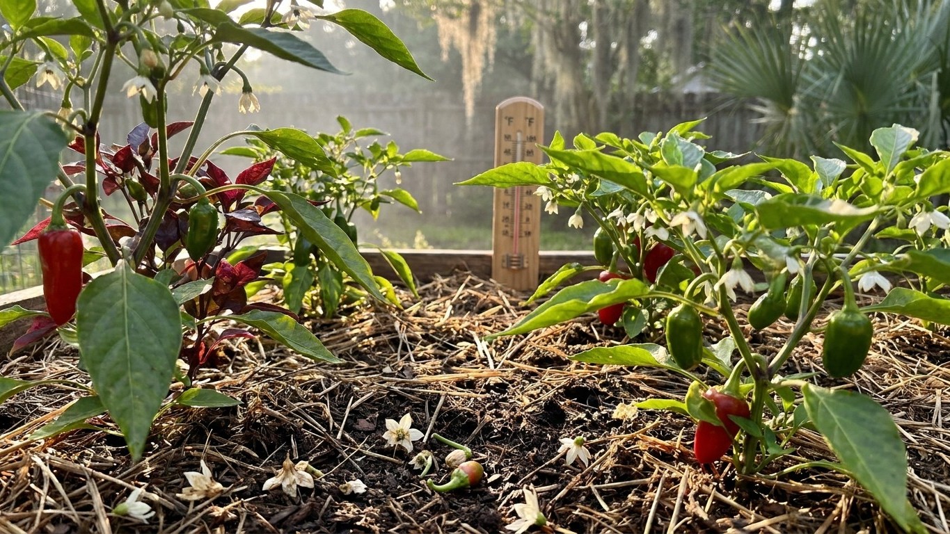 Growing Peppers in South Carolina: Fruit Set, Heat and Timing