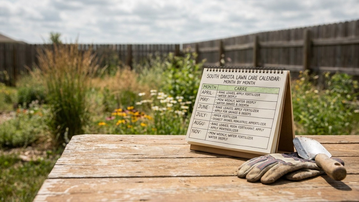 The South Dakota Lawn Care Calendar, Month by Month