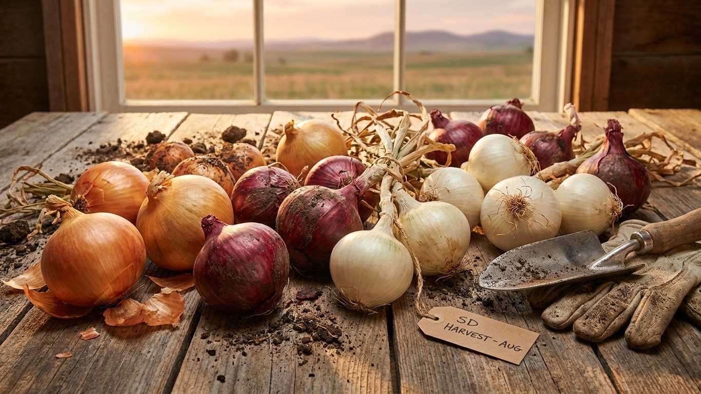 The Best Onion Varieties for South Dakota