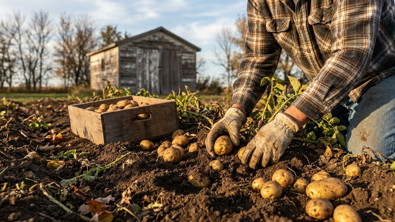 Harvesting and Storing Potatoes in South Dakota
