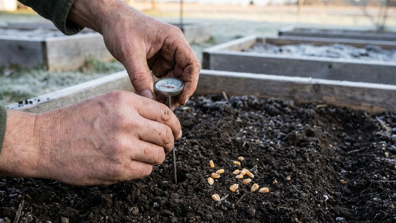 Sowing Sweet Corn: Wait for 60 F Soil, Not the Frost Date