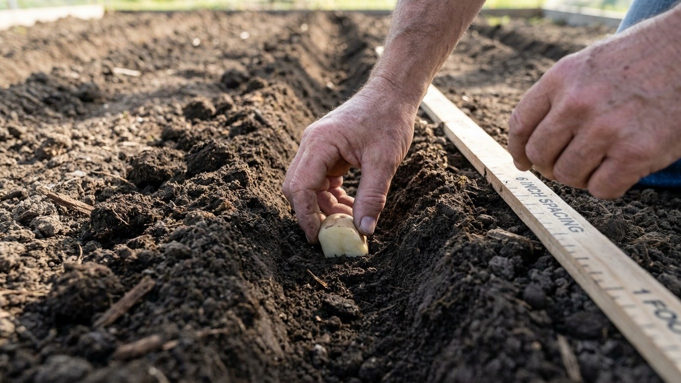 How Deep and How Far Apart to Plant Potatoes