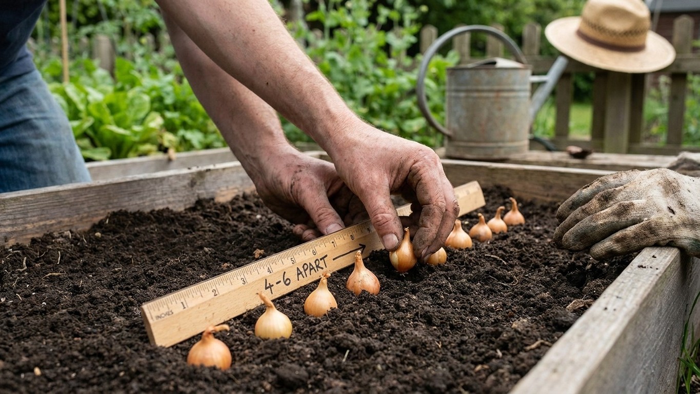 How Far Apart to Plant Onions