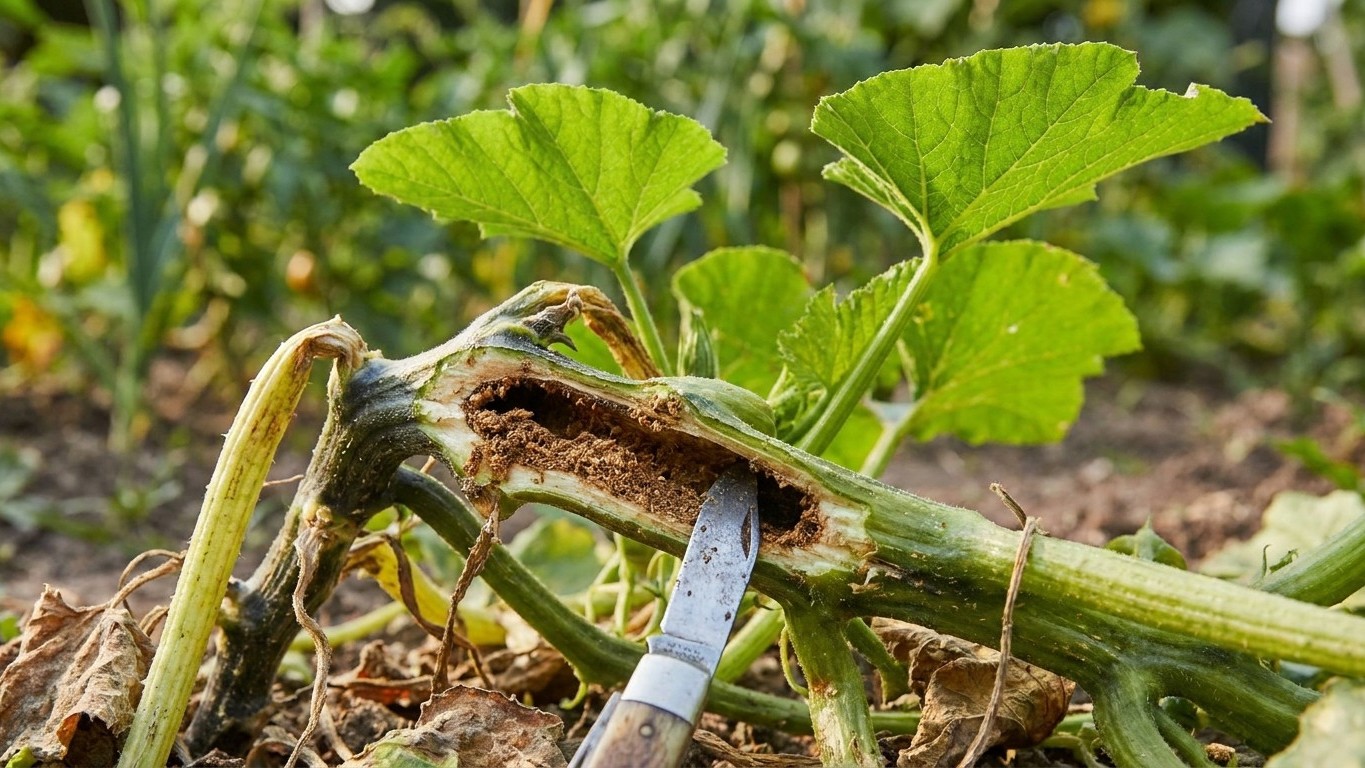 Squash Vine Borer: Damage, Life Cycle and Control