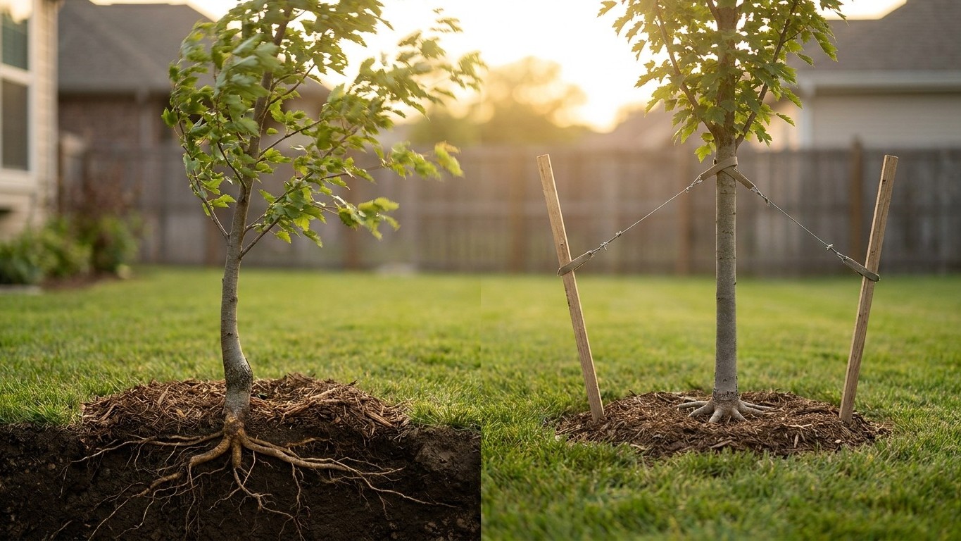 Staking a New Tree: Usually Not, and Never for Long