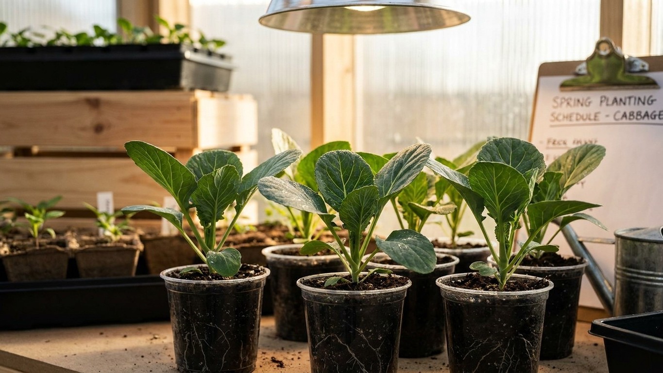 Starting Cabbage Seed: Six to Seven Weeks, and Out Before the Last Frost