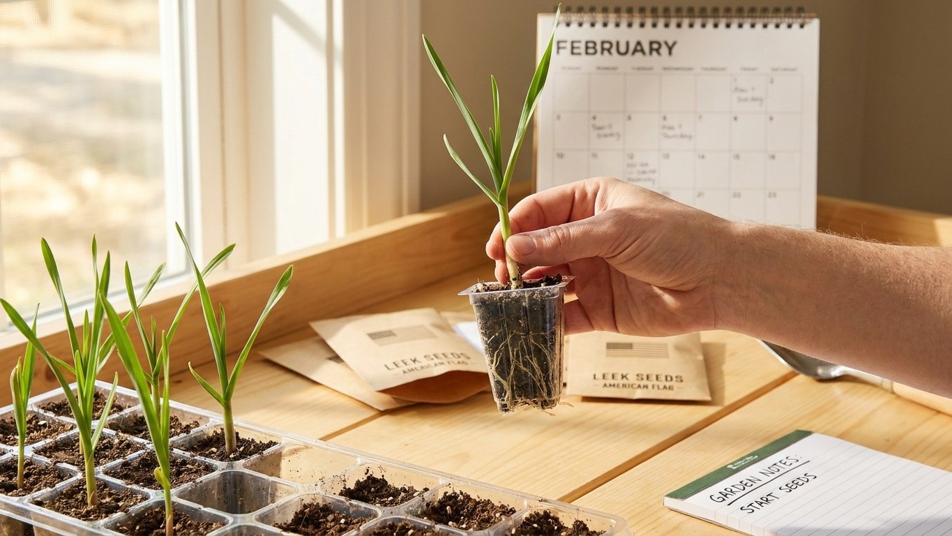 Starting Leek Seed: Count Six to Eight Weeks, Do Not Pick a Month