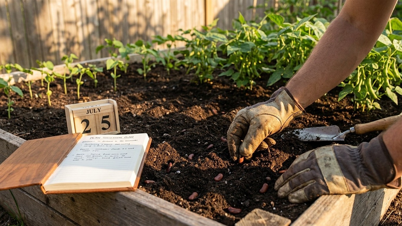 Sowing Beans Every Two to Three Weeks, and When to Stop