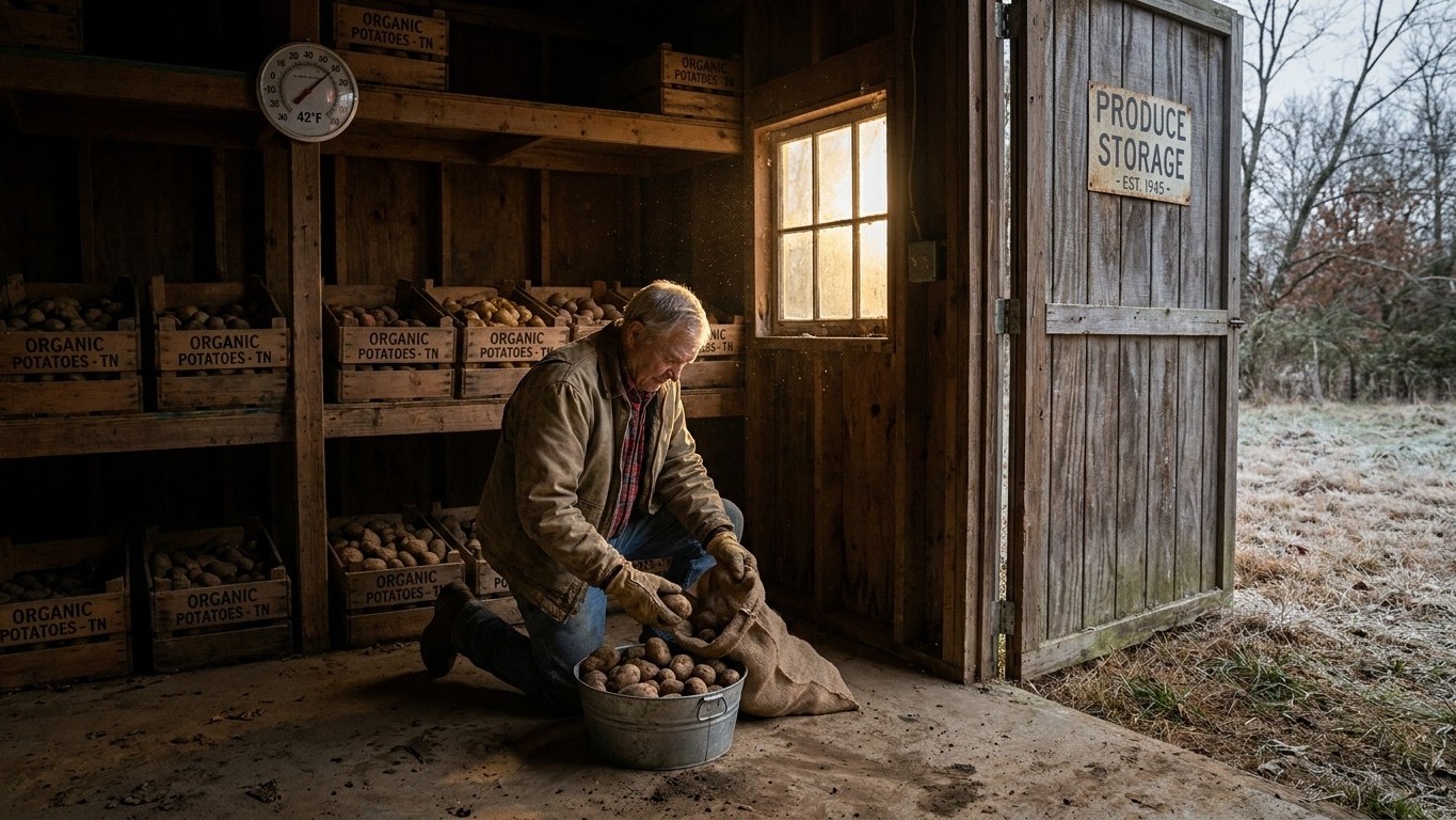Harvesting and Storing Potatoes in Tennessee