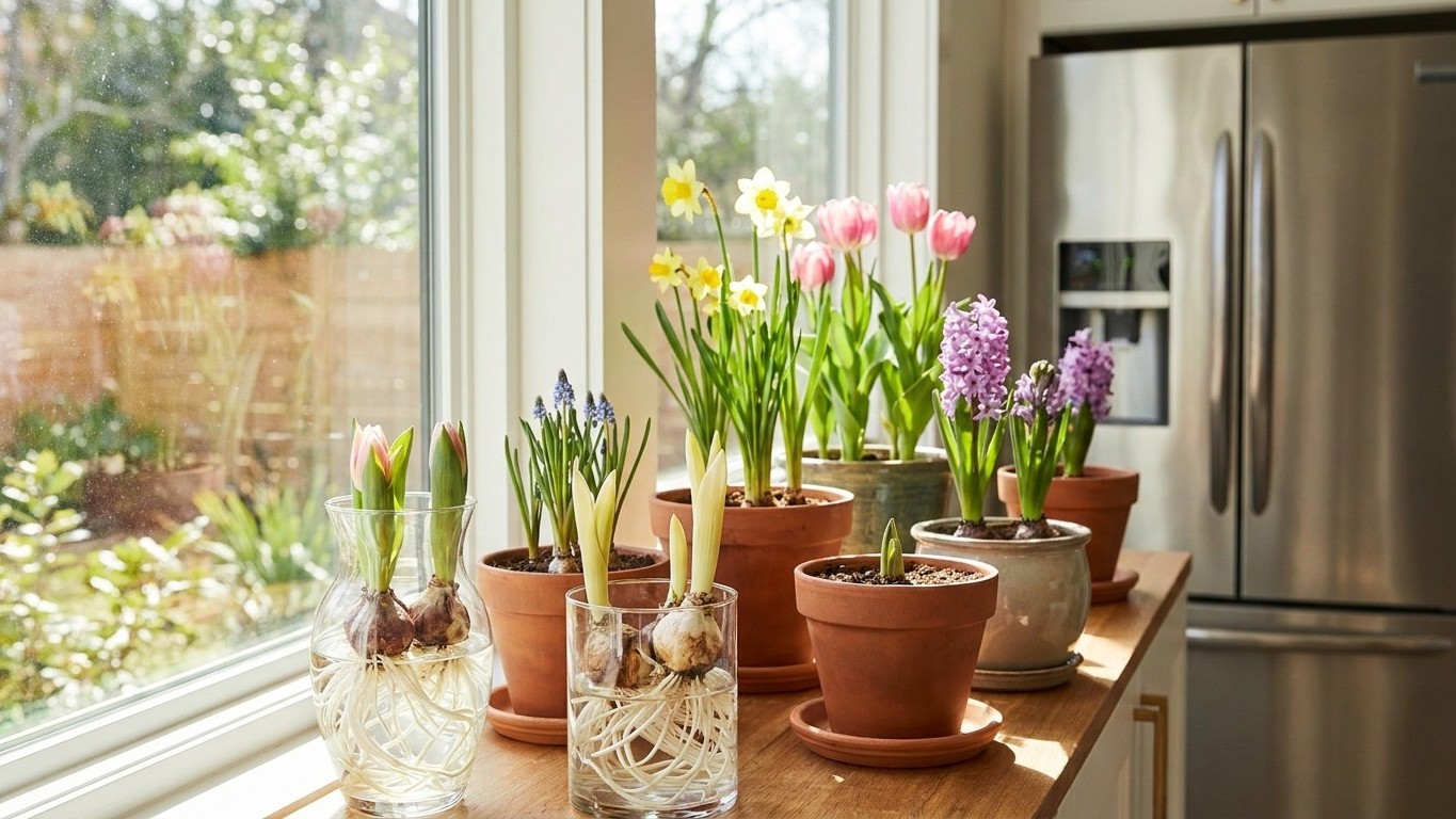 Forcing Spring Bulbs Indoors in Texas