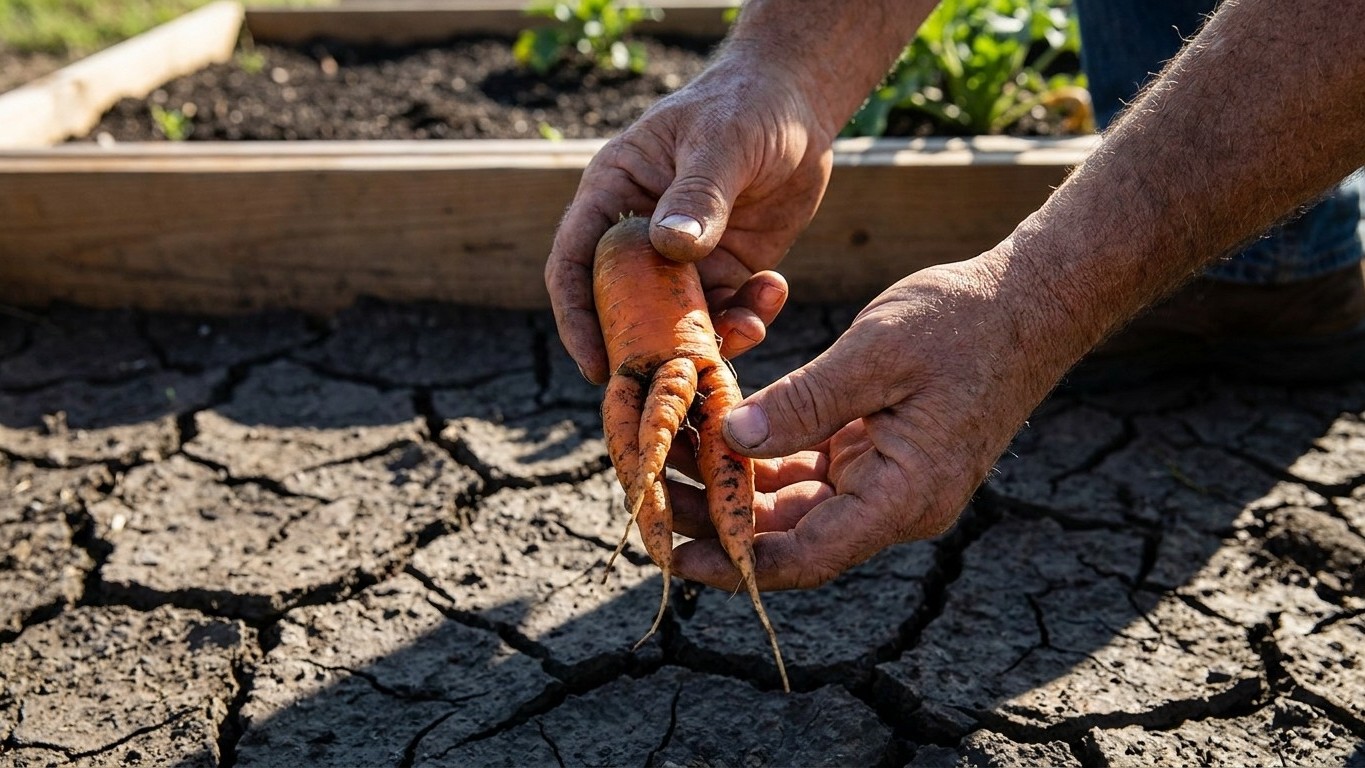 Growing Carrots in Texas: Soil, Sowing and Forked Roots