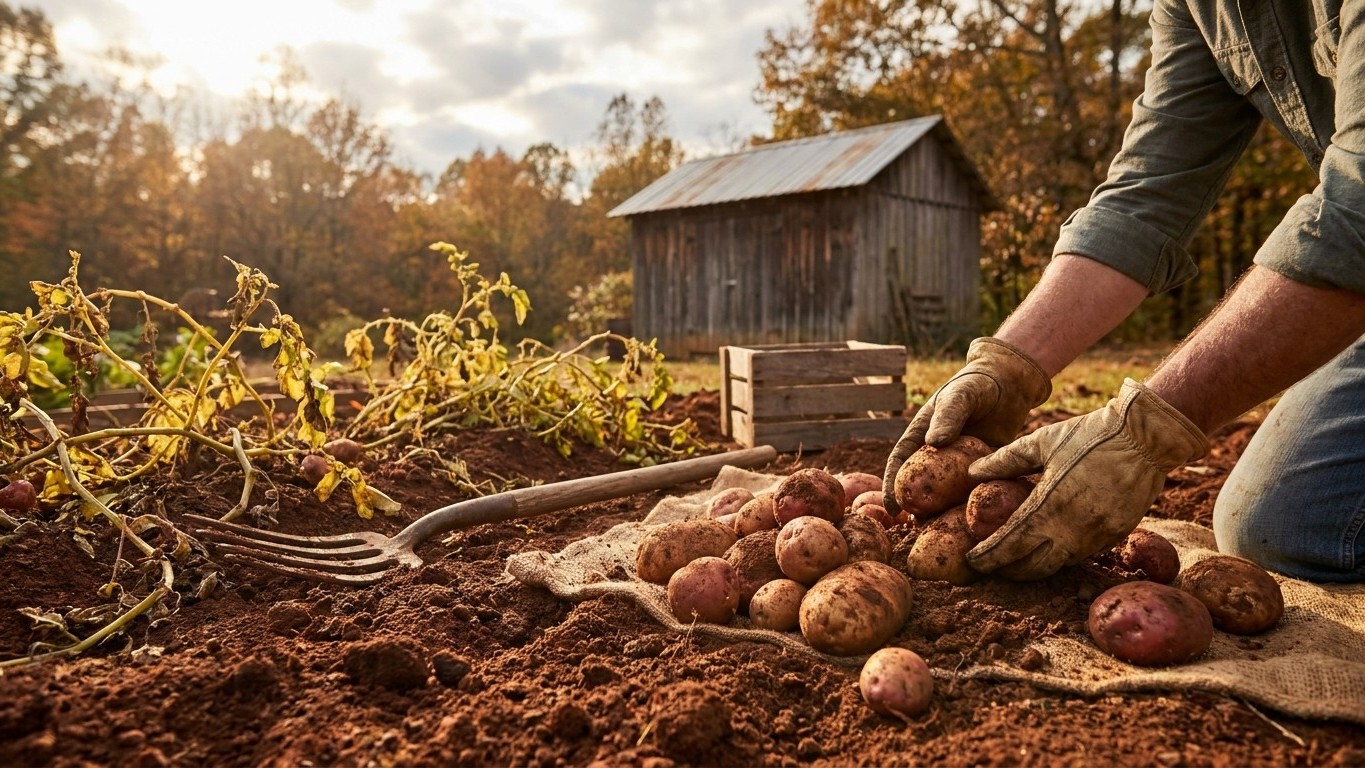 Harvesting and Storing Potatoes in Alabama