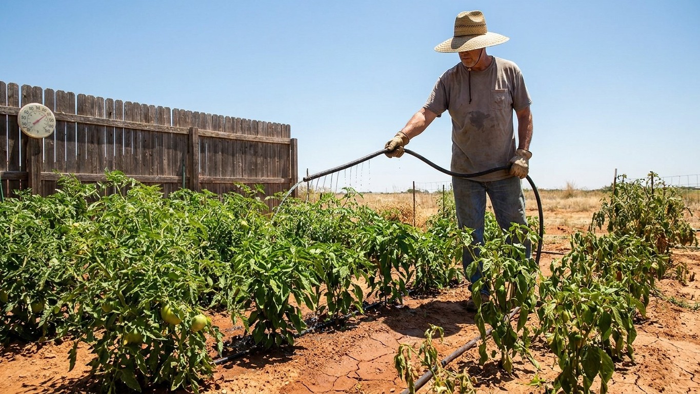 Watering a Garden in Texas: How Much, How Often, and the Local Rules