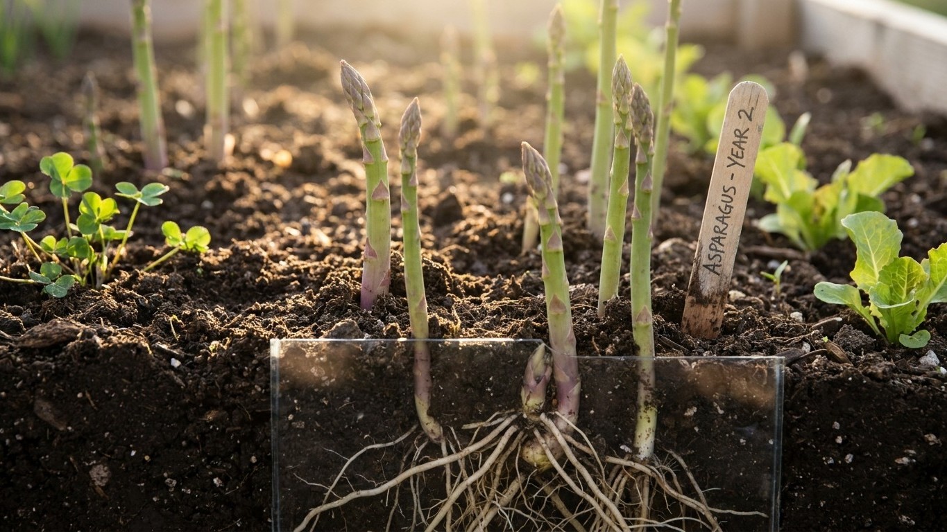 Why You Do Not Cut Asparagus for Three Years