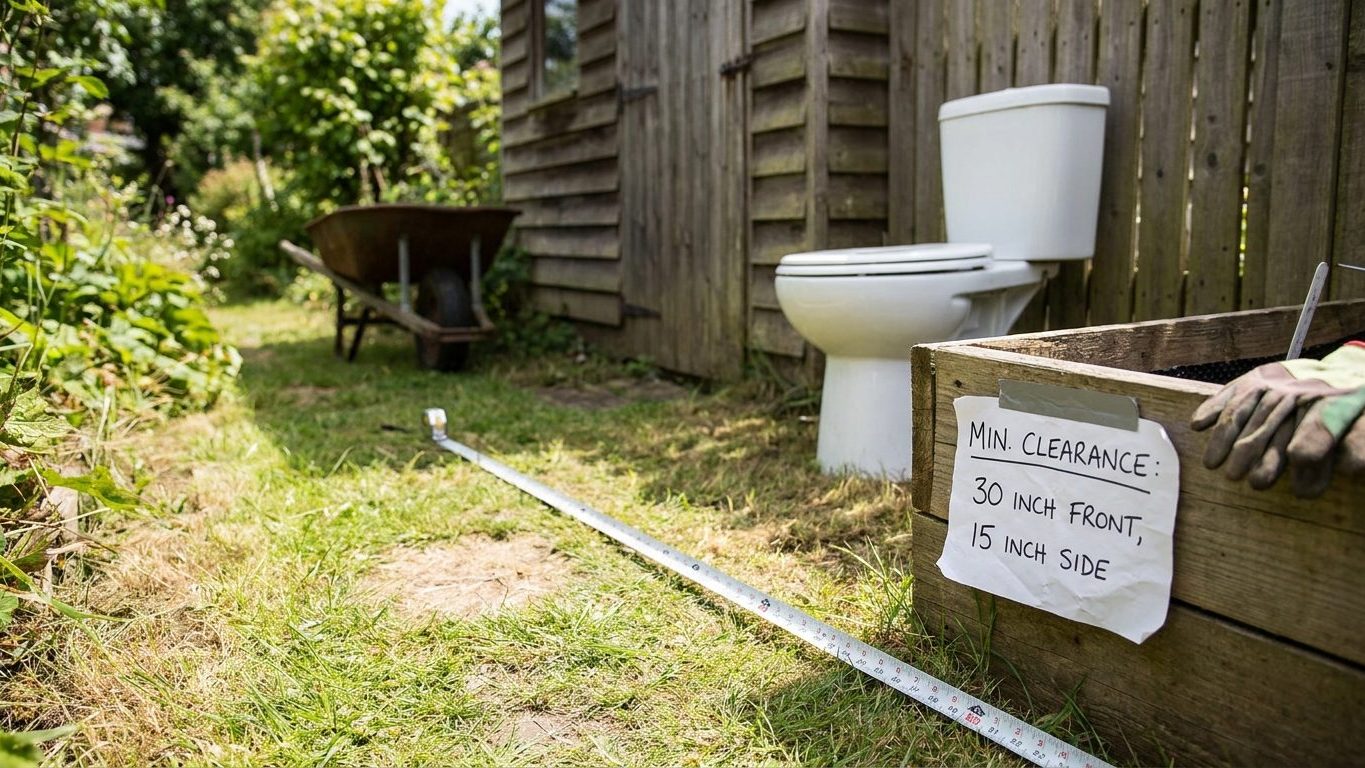 How Much Space Do You Need Around a Toilet?