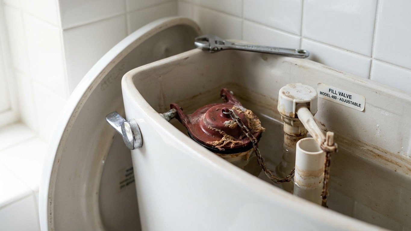 Why a Toilet Keeps Running, and How to Stop It