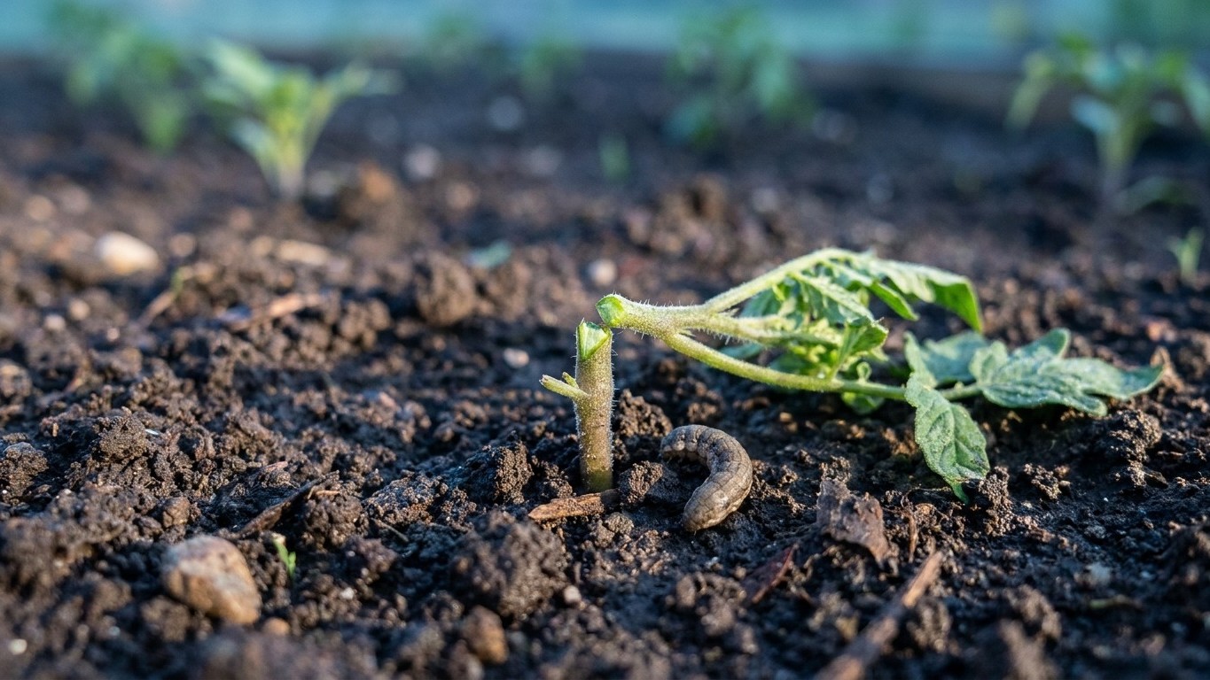 Cutworms: The Seedling Felled at Soil Level Overnight
