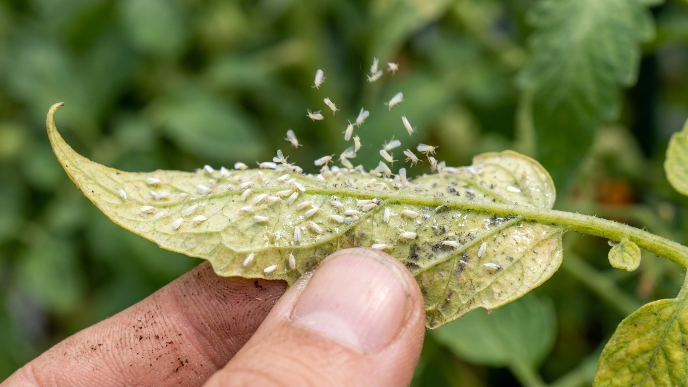 Whiteflies: The Cloud That Rises When You Brush the Plant