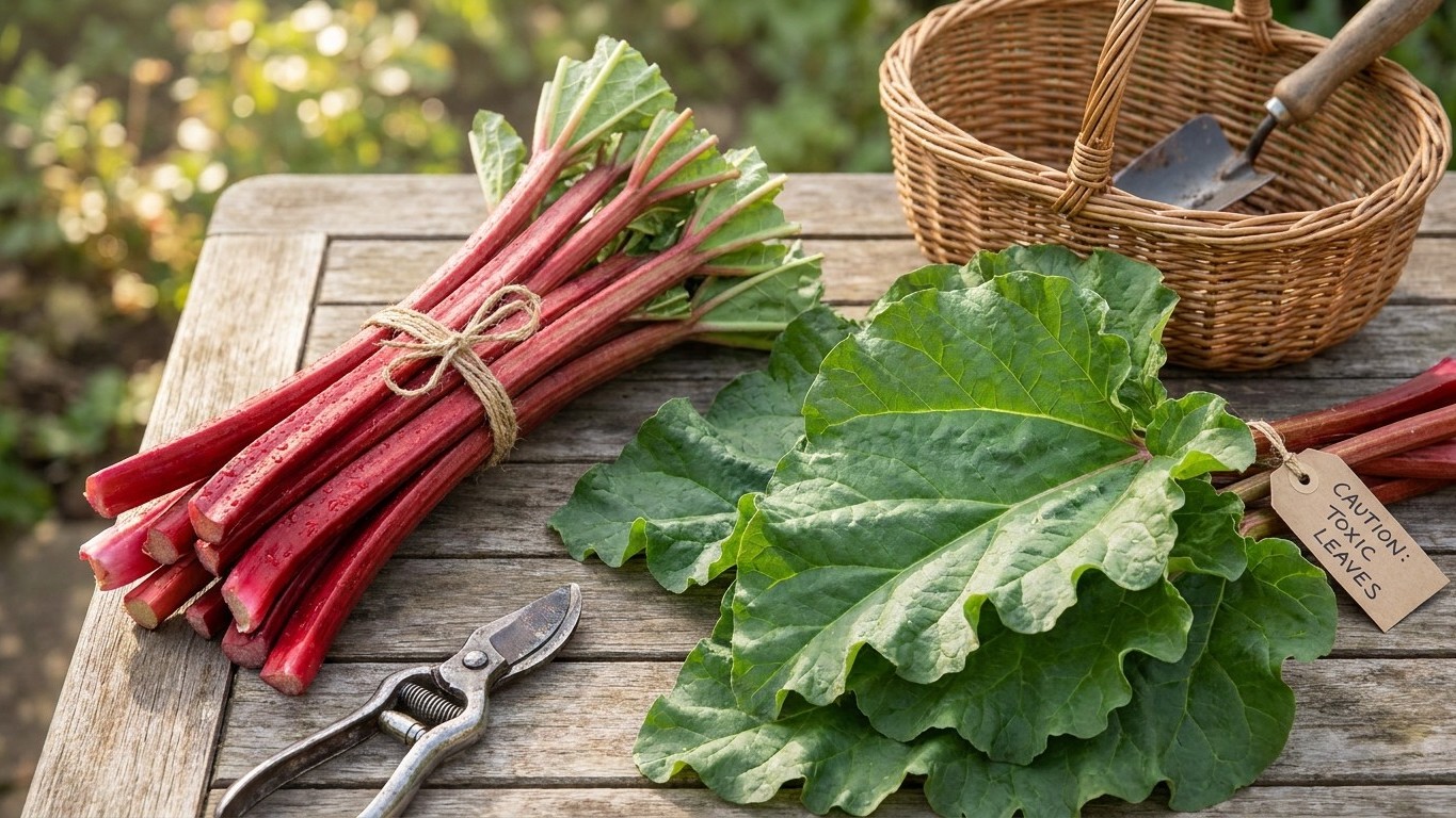 Rhubarb Leaves Are Toxic — and the Stalks Are Not