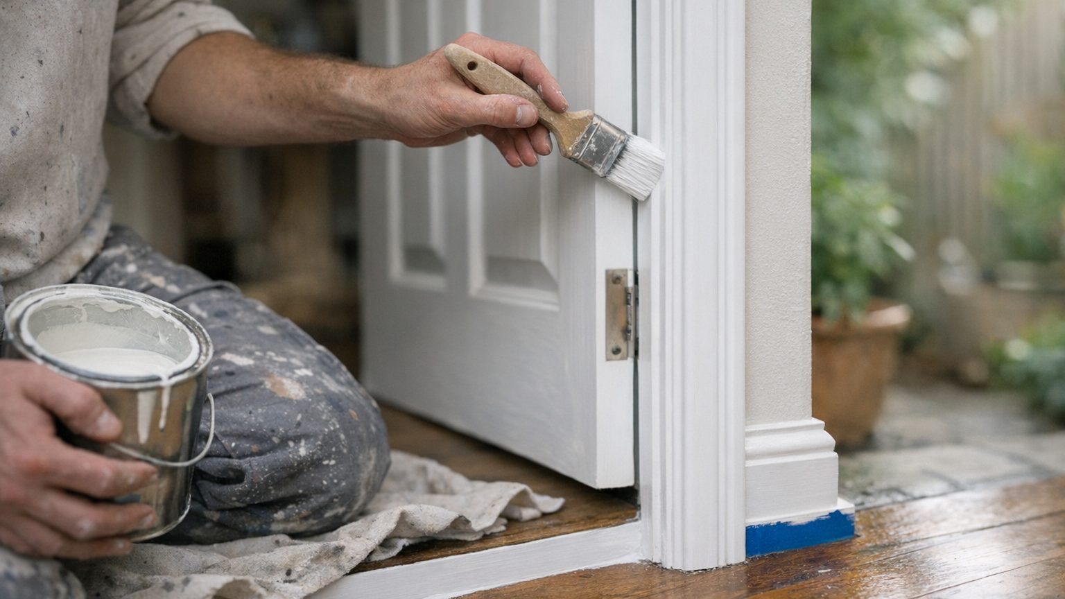 Painting Trim, Doors and Skirting