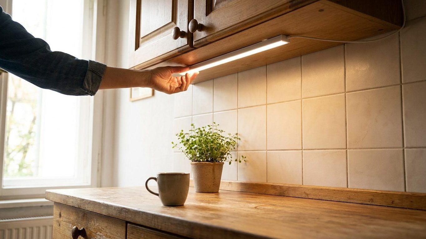 Where to Put Under-Cabinet Lights So They Don't Glare