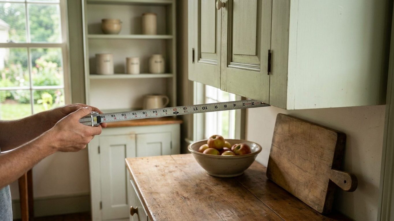 How High to Hang Upper Cabinets Above the Counter