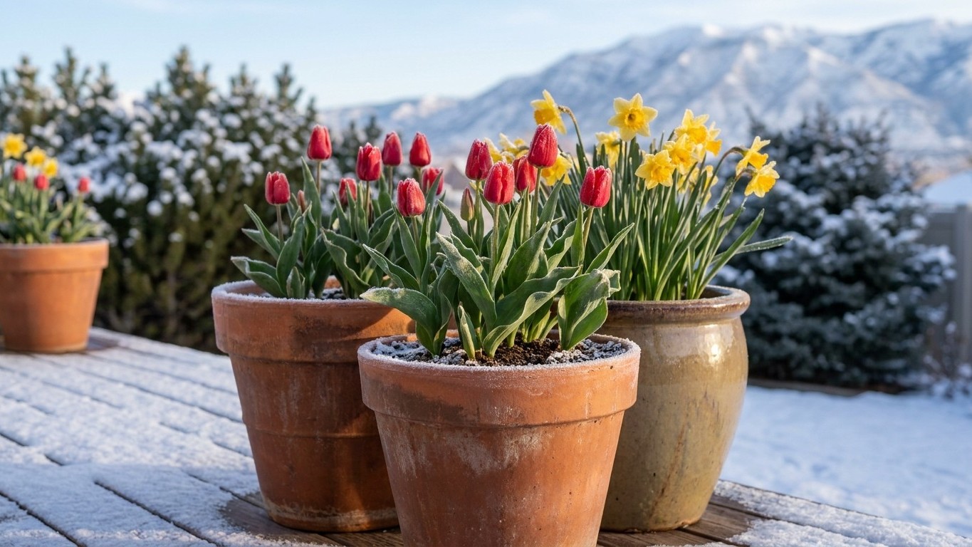 Growing Spring Bulbs in Containers in Utah