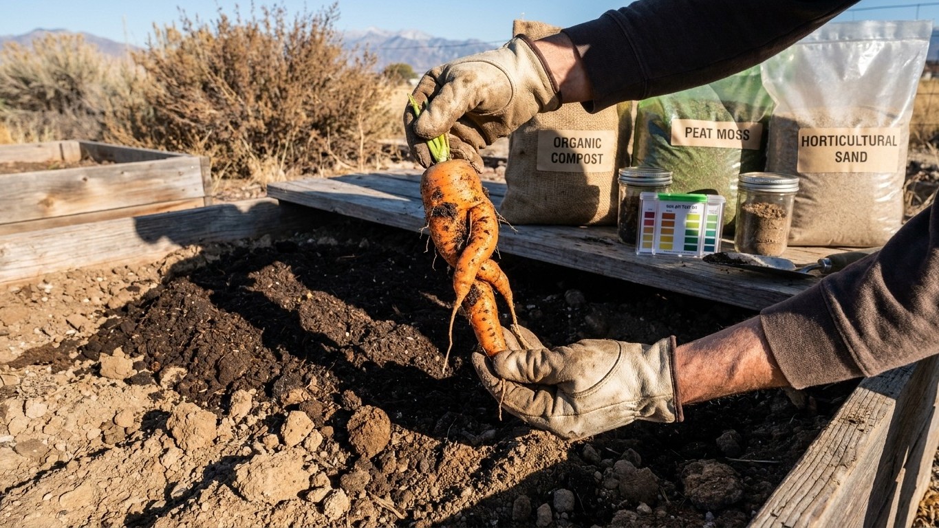 Growing Carrots in Utah: Soil, Sowing and Forked Roots