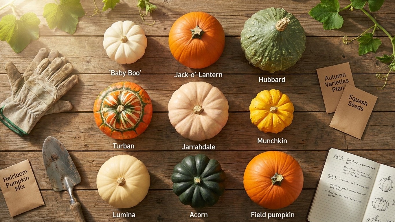 Pumpkin Varieties the Extension Names — and What It Does Not Say