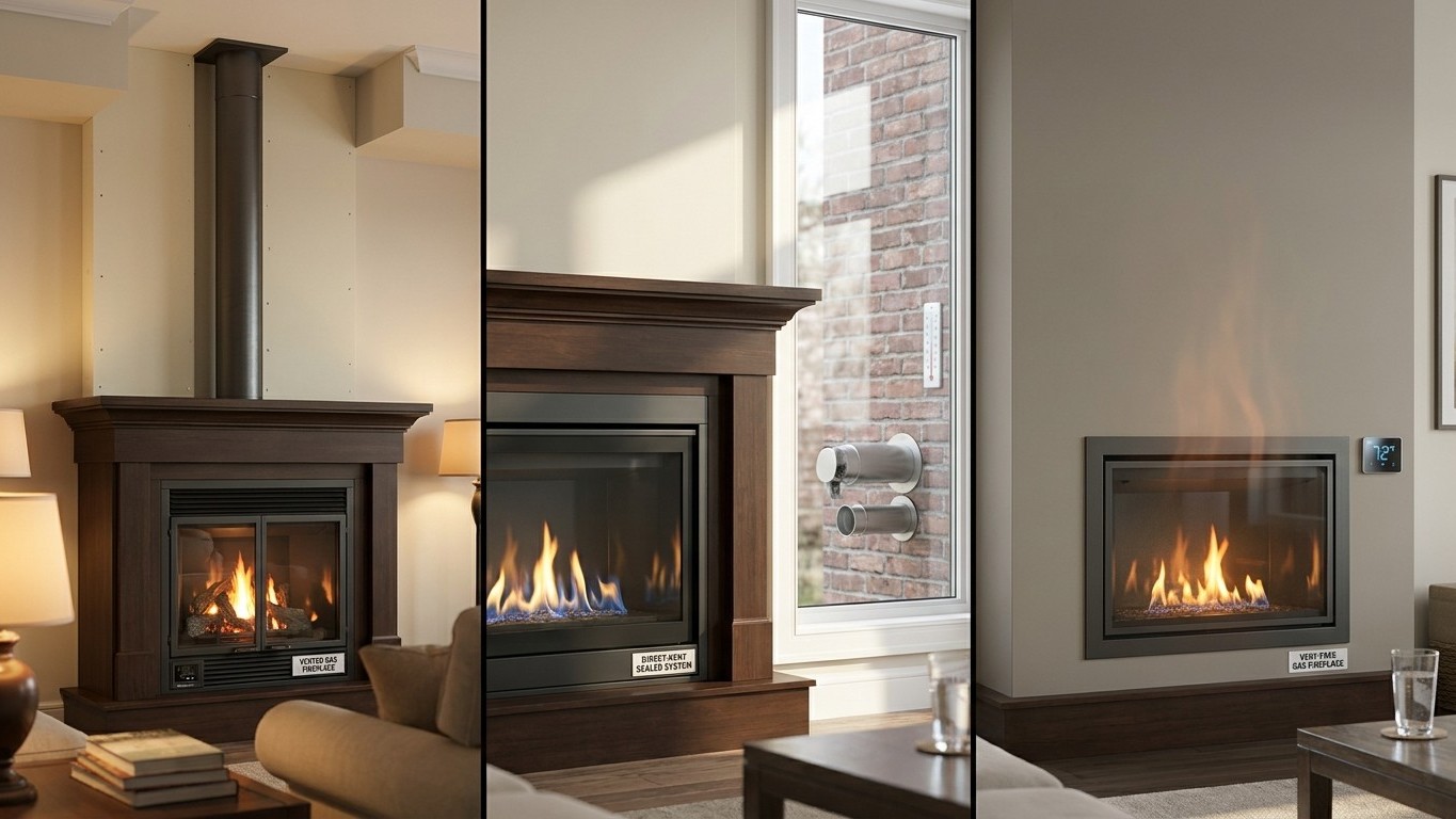 Vented, Direct-Vent or Vent-Free: The Choice That Decides Everything