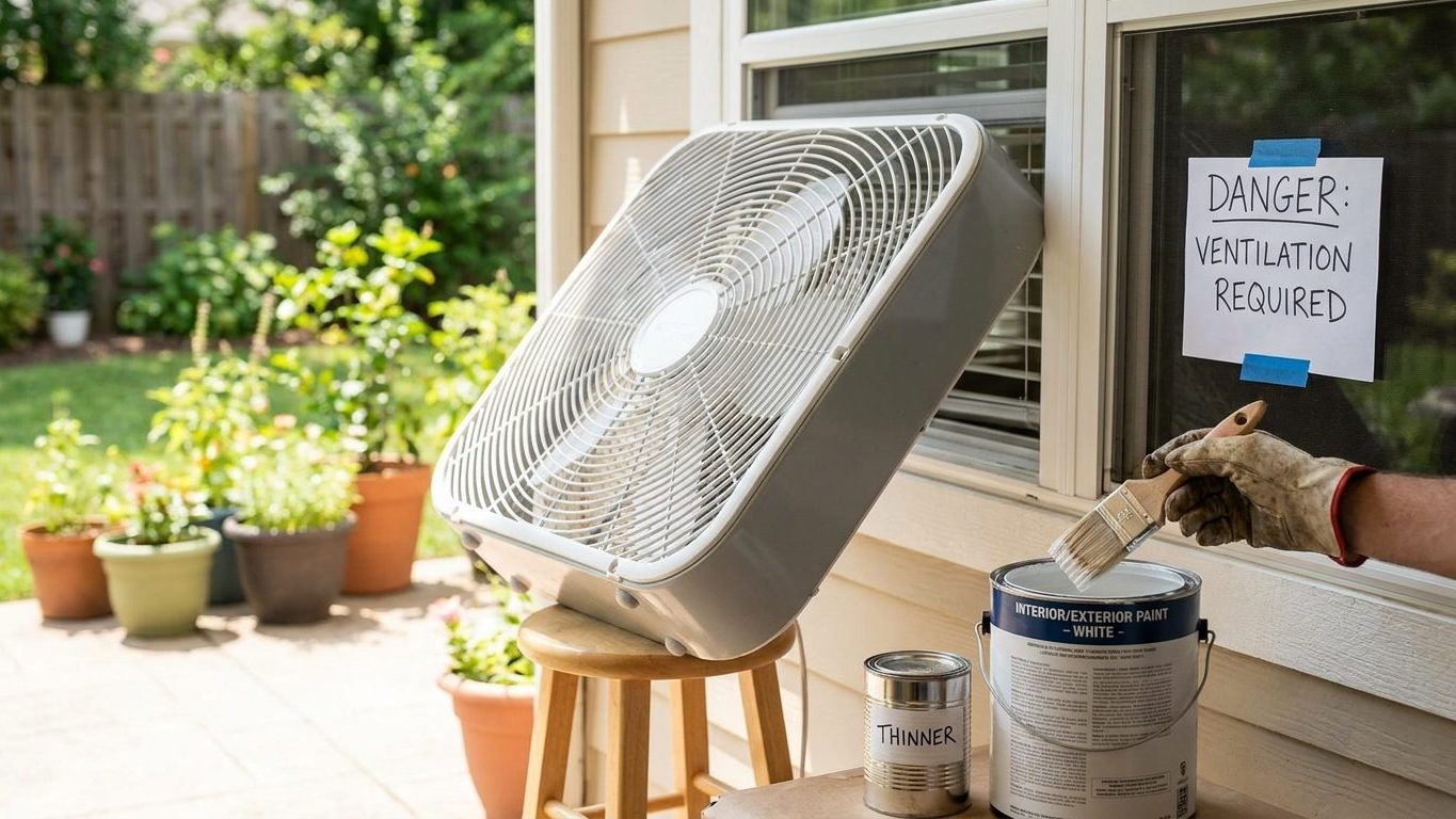 Ventilation While Painting: Not a Comfort Question
