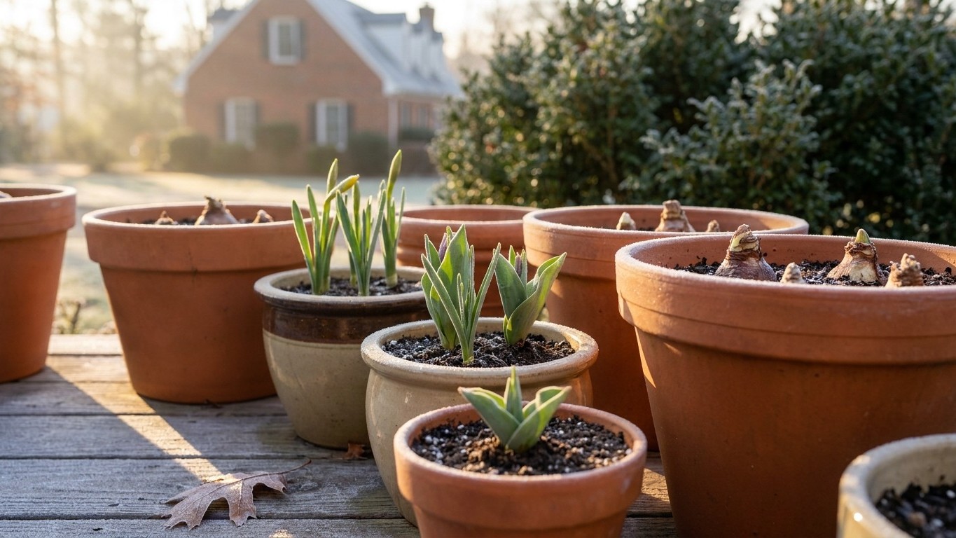 Growing Spring Bulbs in Containers in Virginia