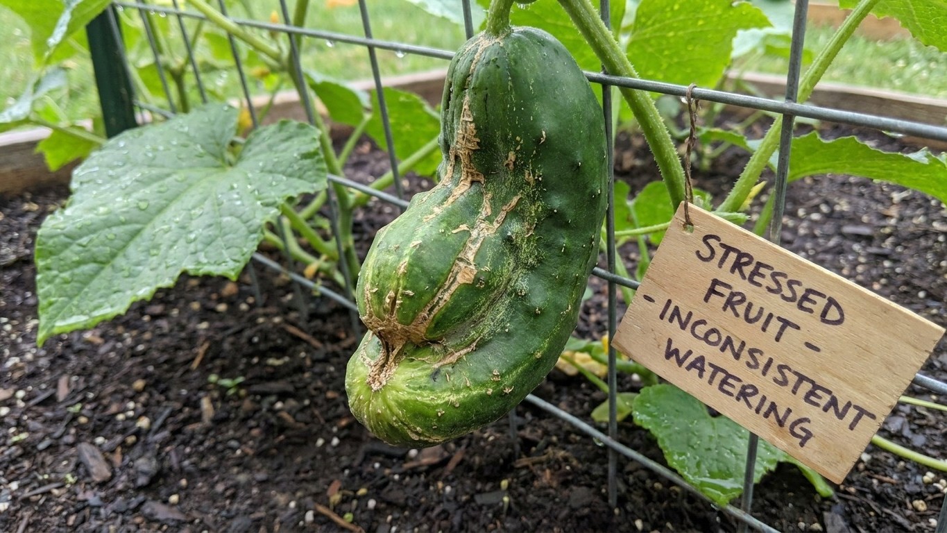 Why Cucumbers Are Unforgiving About Irregular Water