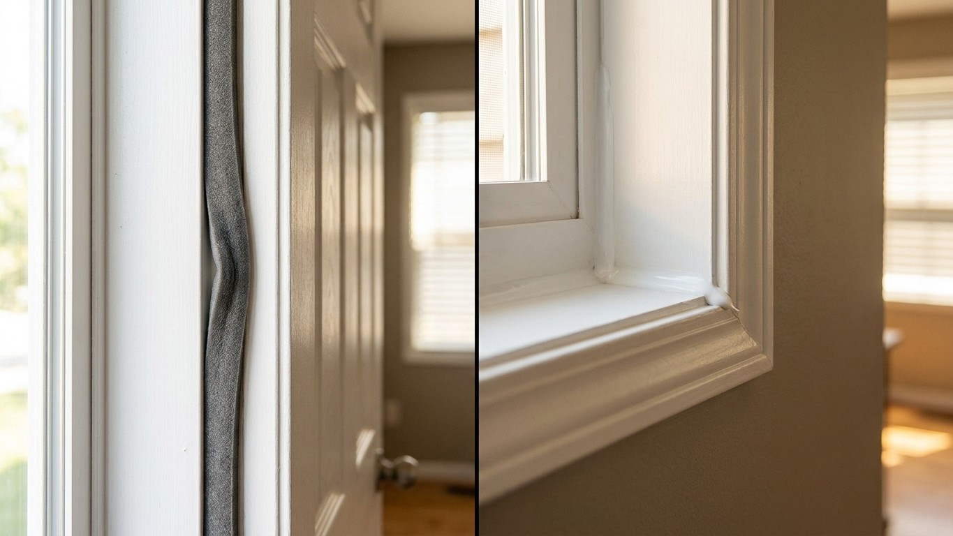 Weatherstripping and Caulk: The Gaps You Can Actually Reach